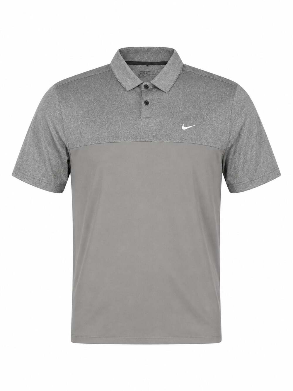 Nike Golf Dri-Fit Standard fit Colorblock Polo Shirt Men's 2XL, Gray, 725527-032